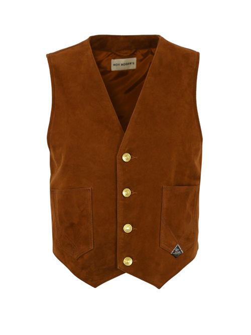 Gilet in suede Roy Roger's | RND90181C952XXXXC0141